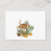 コージーウッドランドコテージコアウッドハートRSVP エンクロージャーカード (裏面)