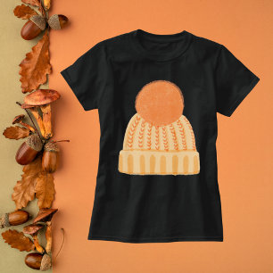 コージーオレンジビーニー Tシャツ