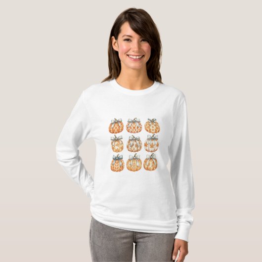 コージーオータムカボチャ Tシャツ (正面フル)