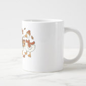 コージーオータムゲーゼ – 秋シーズンアニマルイラスト ジャンボコーヒーマグカップ (右)