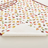 コージーオータムシェルパブランケット秋リーフ シェルパブランケット (3/4)