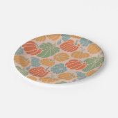 コージーオータムパンプキン紙プレート&パーティー用品 ペーパープレート (アングル)