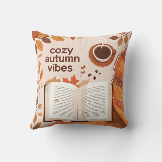 コージーオータムビベス装飾用クッション – ミニマリスト クッション (裏面)