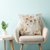 コージーオータムフローラプリントトートバッグ クッション (椅子)