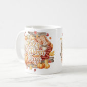 コージーオータム日ムグ コーヒーマグカップ (正面左)