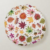 コージーオータム紅葉ハーベストリース ラウンドクッション (裏面)