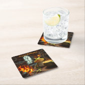 コージーカエル スクエアペーパーコースター (インサイチュ)