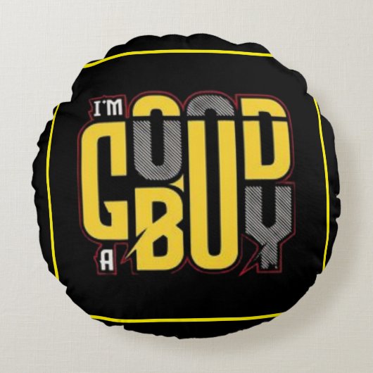 コージーカスタムラウンドピローパーソナライズされたホームデコール ラウンドクッション (正面)