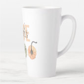 コージーカラフルパステル与えと感謝していパンプキン カフェラテマグ (右)