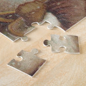 コージーカントリーヴィンテージサンタクロース赤褐色 ジグソーパズル (側面)