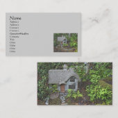 コージーガーデンコテージ自然アート 名刺 (正面/裏面)