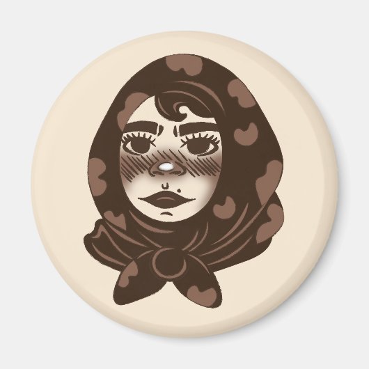 コージーガールマグネット マグネット (正面)