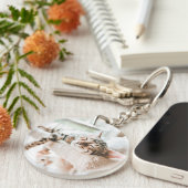 コージーキッテンキーチェーン キーホルダー (正面右)