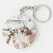 コージーキッテンキーチェーン キーホルダー (裏面)