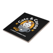 コージーキャットとポークッキーを使用したホリデーマグデザイン タイル (側面)