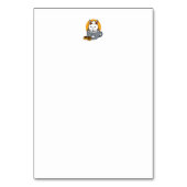 コージーキャットとポークッキーを使用したホリデーマグデザイン テーブルナンバー (裏面)