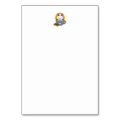 コージーキャットとポークッキーを使用したホリデーマグデザイン テーブルナンバー (裏面)