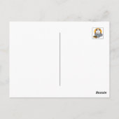 コージーキャットとポークッキーを使用したホリデーマグデザイン ポストカード (裏面)