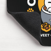 コージーキャットとポークッキーを使用したホリデーマグデザイン マウスパッド (コーナー)