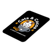 コージーキャットとポークッキーを使用したホリデーマグデザイン マグネット (左側)