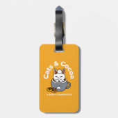 コージーキャットとポークッキーを使用したホリデーマグデザイン ラゲッジタグ (裏面縦)