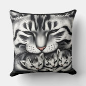 コージーキャットファミリー装飾用クッション クッション (裏面)