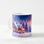 コージーキャビンアットウィンターワンダーランドコーヒーマグ コーヒーマグカップ (正面左)