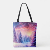 コージーキャビンアットウィンターワンダーランド トートバッグ (裏面)