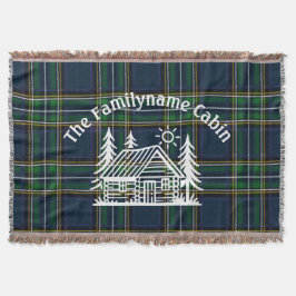 コージーキャビンパーソナライズされたブランケット スローブランケット