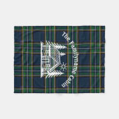 コージーキャビンパーソナライズされたブランケット フリースブランケット (正面(横))