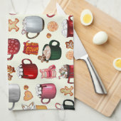 コージーキャビンホットココアアンドウィンタートリートメント キッチンタオル (四つ折り)