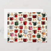 コージーキャビンホットココアアンドウィンタートリートメント シーズンポストカード (正面/裏面)