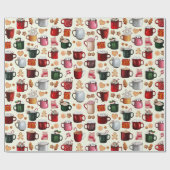 コージーキャビンホットココアアンドウィンタートリートメント ラッピングペーパー (フラット)