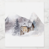 コージーキャビン・イン・ザ・ウッズ ワインラベル (シングルラベル)