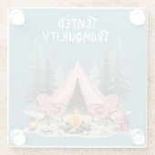 コージーキャンピングエステティックグランプテント&キャンプファイア ガラスコースター (裏面)