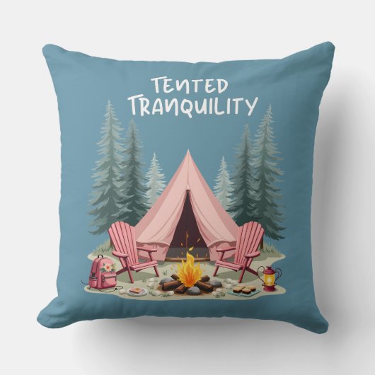 コージーキャンピングエステティックグランプテント&キャンプファイア クッション (正面)