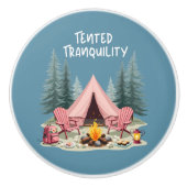 コージーキャンピングエステティックグランプテント&キャンプファイア セラミックノブ (正面)