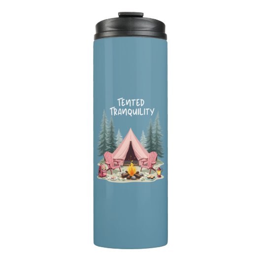 コージーキャンピングエステティックグランプテント&キャンプファイア タンブラー (正面)