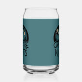 コージーキャンプファイアナイトアウトドア素朴ドアドベンチャー ガラス缶 (右)