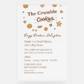 コージークッキーの喜び アクリルサイン (正面)