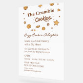 コージークッキーの喜び アクリルサイン (傾斜)