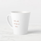 コージークッキーの喜び カフェラテマグ (左アングル)