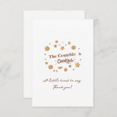 コージークッキーの喜び サンキューカード (正面/裏面)