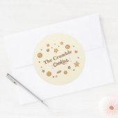 コージークッキーの喜び ラウンドシール (封筒)