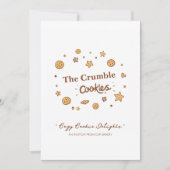 コージークッキーの喜び 招待状 (正面)