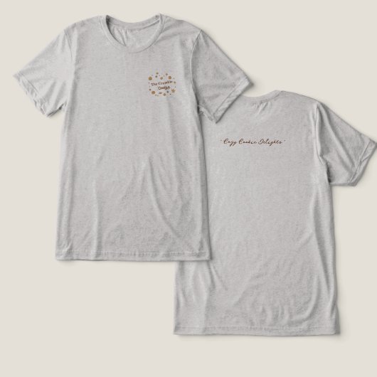 コージークッキーデリライトユニフォーム トライブレンドＴシャツ (デザイン正面&裏面)