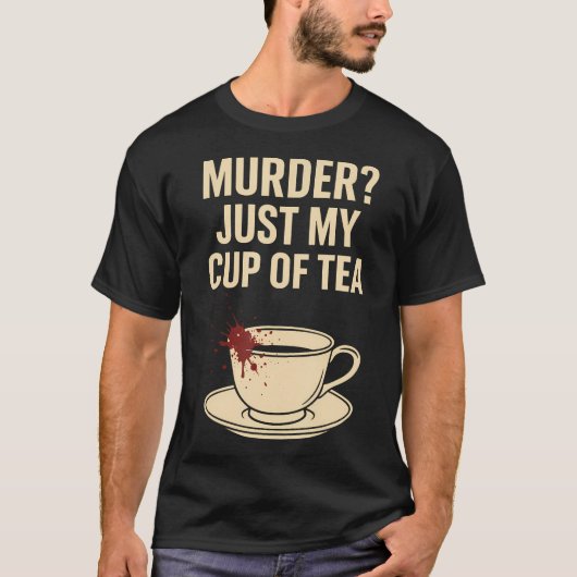 コージークライムクラブ ミステリー読者 ブック愛好家 名探偵ギフト Tシャツ (正面)