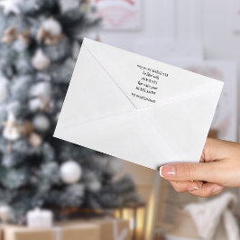 コージークリスマスことわざ名アートタイポグラフィ セルフインキングスタンプ