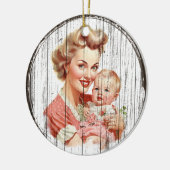 コージークリスマスコンパニオンオーナメント セラミックオーナメント (左)