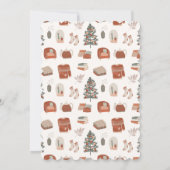 コージークリスマスセーターパーティの招待状 招待状 (裏面)